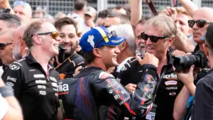 MotoGp: le Aprilia volano a Silverstone, Martin domina la Sprint