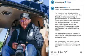 Addio a Carlo Borlenghi, il maestro che ha rivoluzionato la fotografia di vela