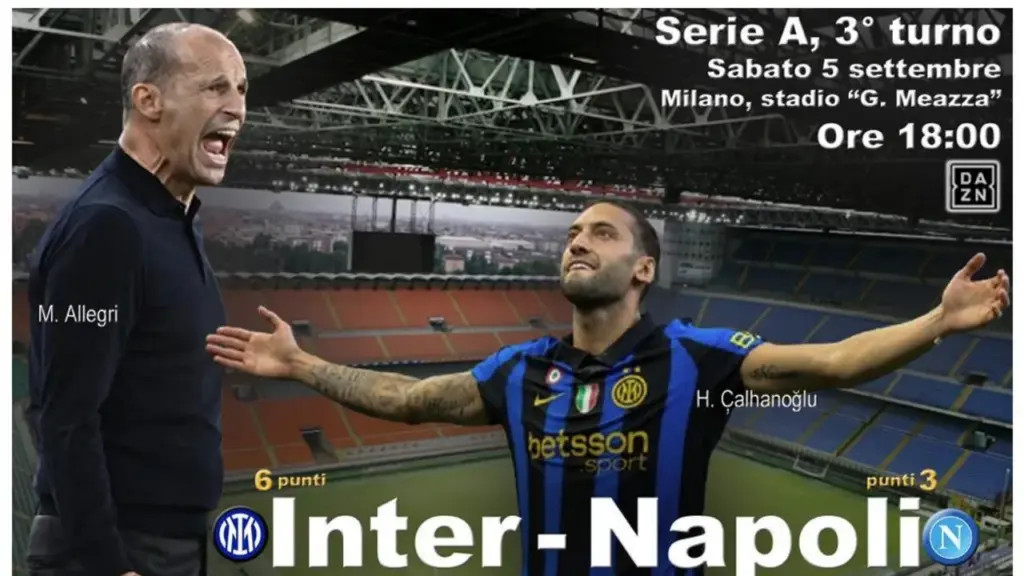 LIVE Alle 18 Inter-Napoli, le ufficiali: Chivu rinuncia a Calhanoglu, Allegri a De Bruyne. C'è Vergara