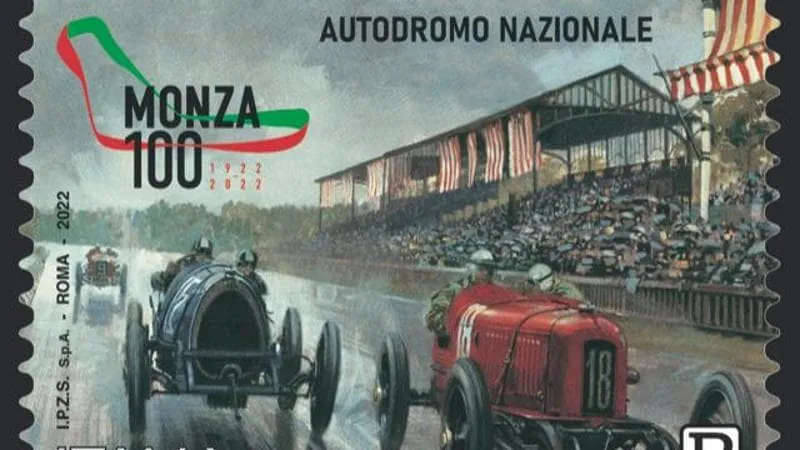 La leggenda del Gran Premio d’Italia rivive nei francobolli da collezione
